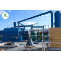 Instalado em Chipre Automático Pneus residuais ambientalmente amigáveis ​​para a linha de produção diesel com alta eficiência